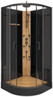 Cabine de douche 90 x 90 cm "new bambou" en promo chez Brico Dépôt Le Mans à 299,00 €