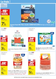 Prix et réduction Surimi dans le prospectus Carrefour en cours Offre Surimi dans le catalogue Carrefour du moment à la page 42