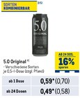 Aktuelles 5.0 Original Angebot bei Metro in Erfurt ab 0,58 €