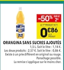 ORANGINA SANS SUCRES AJOUTÉS - Orangina dans le catalogue Supeco