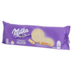Action Chasse-sur-Rhône - Promo Gaufres au chocolat blanc Milka Promo Gaufres au chocolat blanc Milka à 1,99 € dans le catalogue Action à Chasse-sur-Rhône