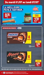 Prix et réduction Mars dans le prospectus Aldi en cours Offre Mars dans le catalogue Aldi du moment à la page 12