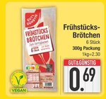 Frühstücks-Brötchen im EDEKA Prospekt Frühstücks-Brötchen von GUT&GÜNSTIG im aktuellen EDEKA Prospekt für 0,69 €