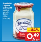 Joghurt auf Frucht im Angebot bei Netto Marken-Discount in Wilhelmshaven Joghurt auf Frucht Angebote von Landliebe bei Netto Marken-Discount Wilhelmshaven für 0,49 €