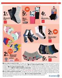 Offre Vêtements Enfant dans le catalogue E.Leclerc du moment à la page 27