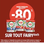 -80% REMISE IMMÉDIATE SUR LE 2ÈME SUR TOUT FAIRY - FAIRY en promo chez Intermarché Aubagne