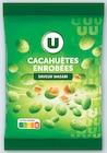 Cacahuètes Enrobées Aromatisées - U en promo chez U Express Cacahuètes Enrobées Aromatisées - U dans le catalogue U Express