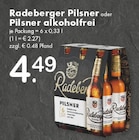 Pilsner im Angebot bei TOP Getränke in Erkelenz Pilsner Angebote von Radeberger bei TOP Getränke Erkelenz für 4,49 €