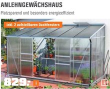 OBI Bad Essen - Anlehngewächshaus „Ida 7800“ Anlehngewächshaus „Ida 7800“ Angebot bei OBI Bad Essen im Prospekt ALLES MACHBAR