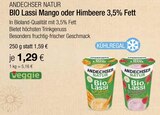 BIO Lassi Mango oder Himbeere 3,5% Fett im VITALIA Reformhaus Prospekt BIO Lassi Mango oder Himbeere 3,5% Fett von ANDECHSER NATUR im aktuellen VITALIA Reformhaus Prospekt für 1,29 €