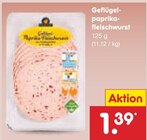Geflügel-paprika-fleischwurst im Netto Marken-Discount Prospekt Geflügel-paprika-fleischwurst  im aktuellen Netto Marken-Discount Prospekt für 1,39 €