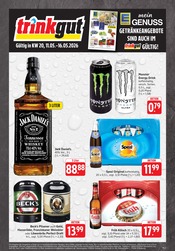 Trinkgut Discounter Prospekt der aktuellen Woche mit 1 Seite, gültig von 11.05.2026 bis 16.05.2026, in Lauffen und Umgebung Aktueller Trinkgut Discounter Prospekt in Lauffen und Umgebung, "Aktuelle Angebote" mit 1 Seite, 11.05.2026 - 16.05.2026