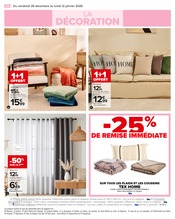 Rideau Angebote im Prospekt "LE BLANC : STYLÉS LES PETITS PRIX !" von Carrefour auf Seite 34