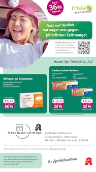 Aktueller mea - meine apotheke Prospekt "Unsere Juli-Angebote" für Stuhr Aktueller mea - meine apotheke Prospekt für Stuhr mit Seiten