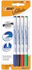 4 FEUTRES EFFACABLES À SEC FINS ASSORTIS - Bic Velleda en promo chez Intermarché 4 FEUTRES EFFACABLES À SEC FINS ASSORTIS - Bic Velleda dans le catalogue Intermarché