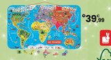 Puzzle monde magnétique - JANOD - JouéClub Puzzle monde magnétique - JANOD à 39,99 € dans le catalogue JouéClub