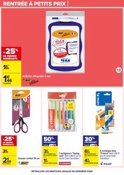 Fournitures Scolaires Angebote im Prospekt "70 % D’ÉCONOMIES SUR UNE SÉLECTION DE PRODUITS D'HYGIÈNE" von Carrefour auf Seite 74