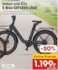 Urban und City E-Bike CITYZEN c10² Angebote bei Netto Marken-Discount Neunkirchen für 1.499,00 €