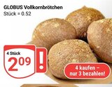 Aktuelle Wecker Angebote bei GLOBUS in Duisburg Aktuelles Vollkornbrötchen Angebot bei GLOBUS in Duisburg ab 2,09 €