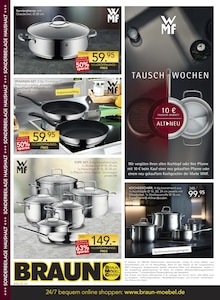Pfanne im aktuellen BRAUN Möbel-Center Prospekt (Reutlingen) Pfanne im BRAUN Möbel-Center Prospekt "20% ERÖFFNUNGSRABATT" mit 4 Seiten (Reutlingen)