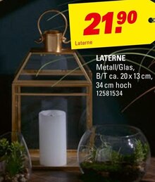 LATERNE bei Höffner in Bergisch Gladbach LATERNE im Angebot bei Höffner Bergisch Gladbach für 21,90 €