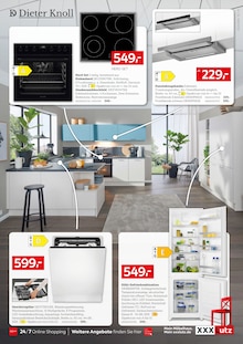 Kühlschrank im XXXLutz Möbelhäuser Prospekt "NR.1 BEI KÜCHEN" mit 16 Seiten (Lörrach)