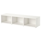 Aktuelles TV-Bank weiß 180x40x38 cm Angebot bei IKEA in Wittenberg (Lutherstadt) ab 60,00 €