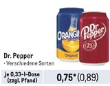 Dr. Pepper Angebote bei Metro Ingolstadt für 0,89 €