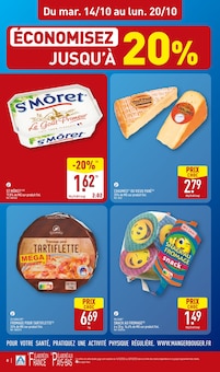 Promotion St Môret dans le prospectus Aldi, valable du 14/10/2025 au 20/10/2025 Promo St Môret dans le catalogue Aldi du moment à la page 8