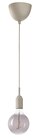 Lampenaufhängung +LED-Leuchtmittel beige/Klarglas grau im Angebot bei IKEA in Greifswald Lampenaufhängung +LED-Leuchtmittel beige/Klarglas grau Angebote von GRÅVACKA / MOLNART bei IKEA Greifswald für 12,99 €
