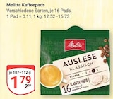 Kaffeepads im Angebot bei GLOBUS in Erfurt Kaffeepads Angebote von Melitta bei GLOBUS Erfurt für 1,79 €