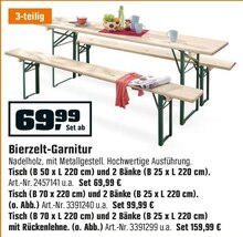 Bierzelt-Garnitur bei OBI in Cottbus Bierzelt-Garnitur im Angebot bei OBI Cottbus