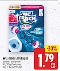 Einhänger von WC-Frisch für 1,79 € bei E center im Angebot Einhänger von WC-Frisch im aktuellen E center Prospekt