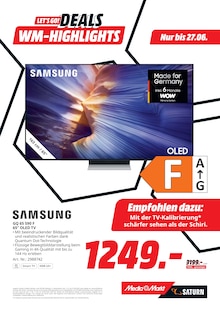 65 Zoll OLED Fernseher Angebot im MediaMarkt Saturn Prospekt, gültig von 11.06.2026 bis 29.06.2026 65 Zoll OLED Fernseher Angebot im aktuellen MediaMarkt Saturn Prospekt auf Seite 10