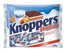 Aldi Vaujours - KNOPPERS Minis Promo KNOPPERS Minis dans le catalogue Aldi "L'automne côté bio" à Vaujours