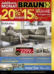Ähnliche Schlafsofa Angebote im Prospekt "Im August wird gefeiert!" von BRAUN Möbel-Center in Homburg Ähnliche Angebote wie Schlafsofa im Prospekt "Im August wird gefeiert!" auf Seite 1 von BRAUN Möbel-Center in Homburg