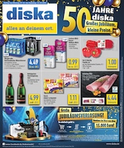 Aktueller diska Discounter Prospekt in Schneeberg und Umgebung, "Alles günstig. Alles da. Alles an Deinem Ort." mit 12 Seiten, 07.10.2024 - 12.10.2024