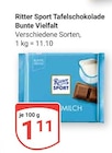 Aktuelle Ritter Sport Angebote bei GLOBUS in Oberhausen Aktuelles Tafelschokolade Bunte Vielfalt Angebot bei GLOBUS in Oberhausen ab 1,11 €