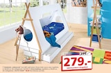 Kinderbett „Indianerzelt“ oder Unterschubliege im Segmüller Prospekt Kinderbett „Indianerzelt“ oder Unterschubliege von im aktuellen Segmüller Prospekt für 89,99 €
