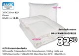 Aktuelle Bettdecke Angebote bei JYSK in Wuppertal Aktuelles ALTA Entenfederdecke Angebot bei JYSK in Wuppertal ab 18,50 €