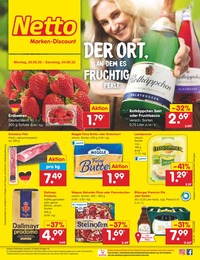 Netto Marken-Discount Prospekt für Sachsenheim, Württ mit 45 Seiten Netto Marken-Discount Prospekt für Sachsenheim, Württ: DER ORT, AN DEM ES FRUCHTIG PERLT., 45 Seiten, 30.05.2022 - 04.06.2022