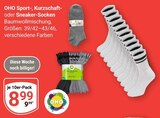 Sport-, Kurzschaft- oder Sneaker-Socken im Angebot bei GLOBUS in Duisburg Sport-, Kurzschaft- oder Sneaker-Socken Angebote von OHO bei GLOBUS Duisburg für 8,99 €