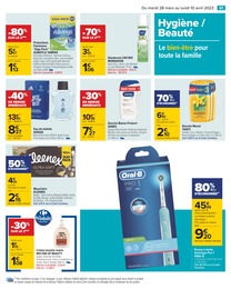 Prix et réduction Parfumerie dans le prospectus Carrefour en cours Offre Parfumerie dans le catalogue Carrefour du moment à la page 61