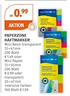 HAFTMARKER Angebote von PAPERZONE bei Müller Melle für 0,99 €