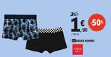 BOXER HOMME - Tissaia Basics en promo chez E.Leclerc Toulouse à 1,90 €