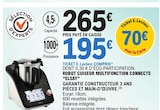 Robot cuiseur multifonction connecte - ELSAY dans le catalogue E.Leclerc