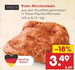 Netto Marken-Discount - Puten-Minutensteaks Angebot im Prospekt Puten-Minutensteaks bei Netto Marken-Discount im Prospekt "" für 3,49 €