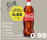 Aktuelle Coca Cola Angebote bei EDEKA in Dinslaken Aktuelles Coca-Cola Angebot bei EDEKA in Dinslaken ab 0,88 €