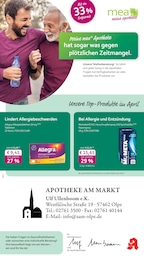 mea - meine apotheke Prospekt für Olpe: "Unsere April-Angebote", 4 Seiten, 01.04.2026 - 30.04.2026
