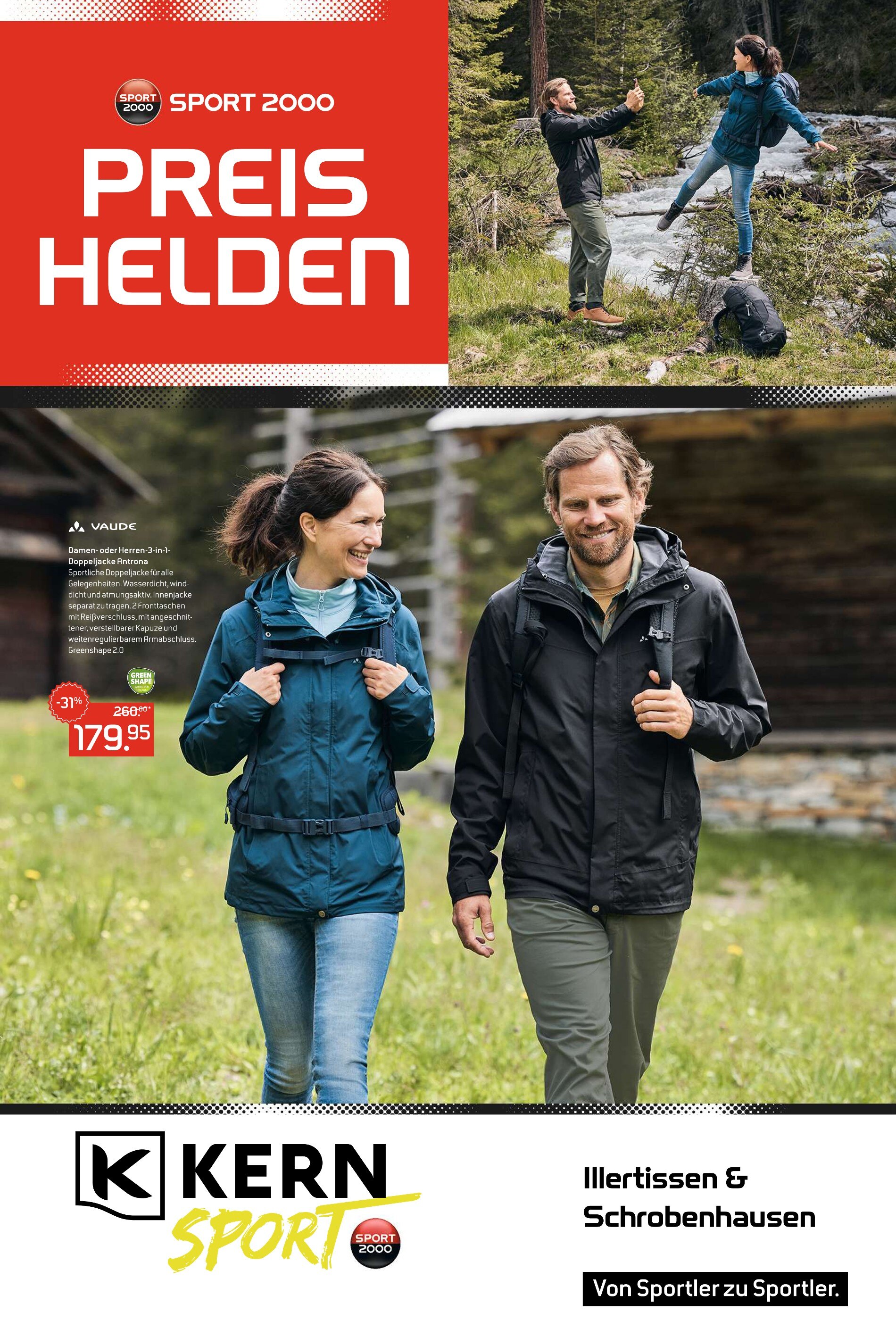 SPORT-2000 Prospekt für Weißenhorn mit 8 Seiten SPORT-2000 Prospekt für Weißenhorn: "PREISHELDEN", 8 Seiten, 24.09.2021 - 07.10.2021